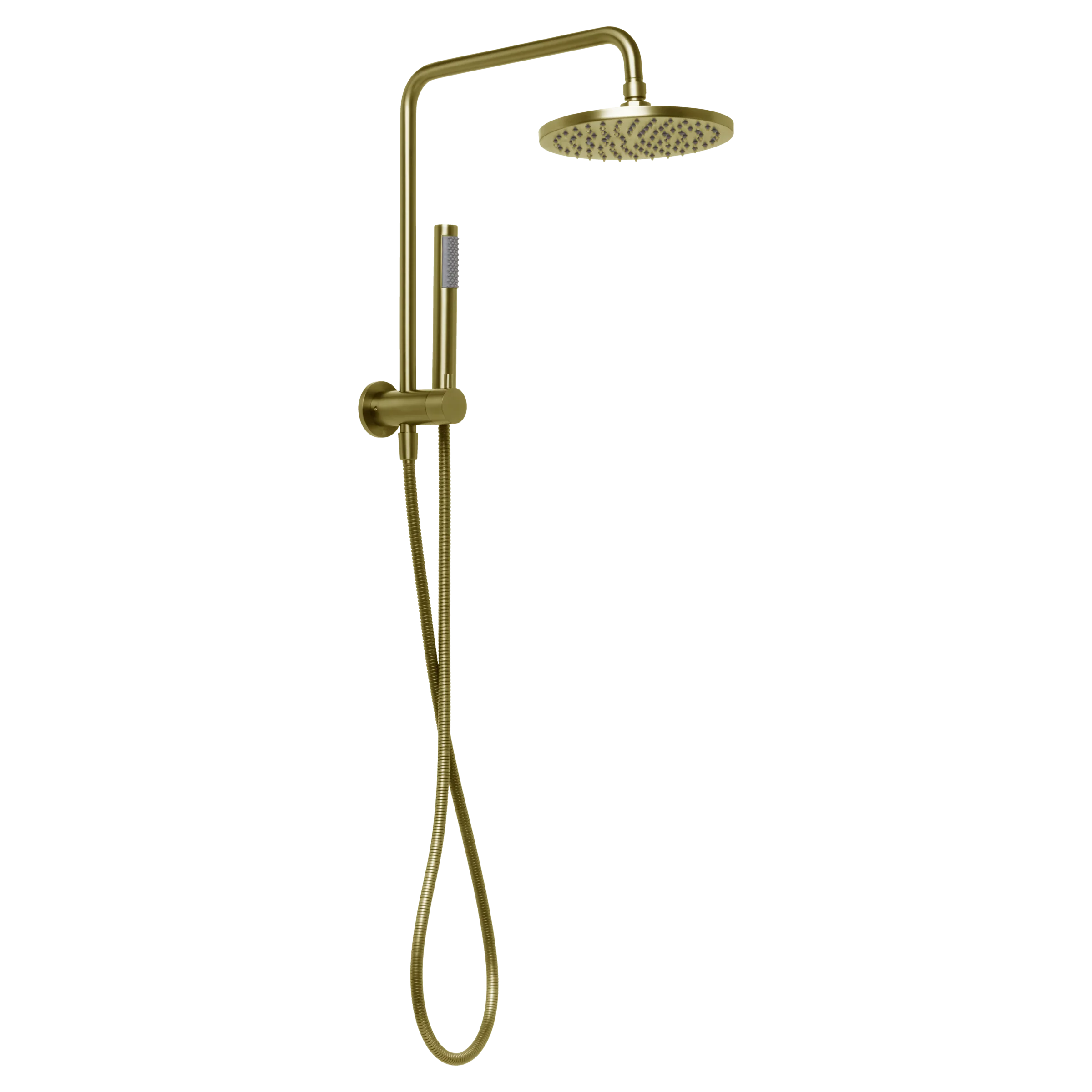 Johnson Suisse Venezia Short Twin Shower Brushed Brass Gold - Image 3