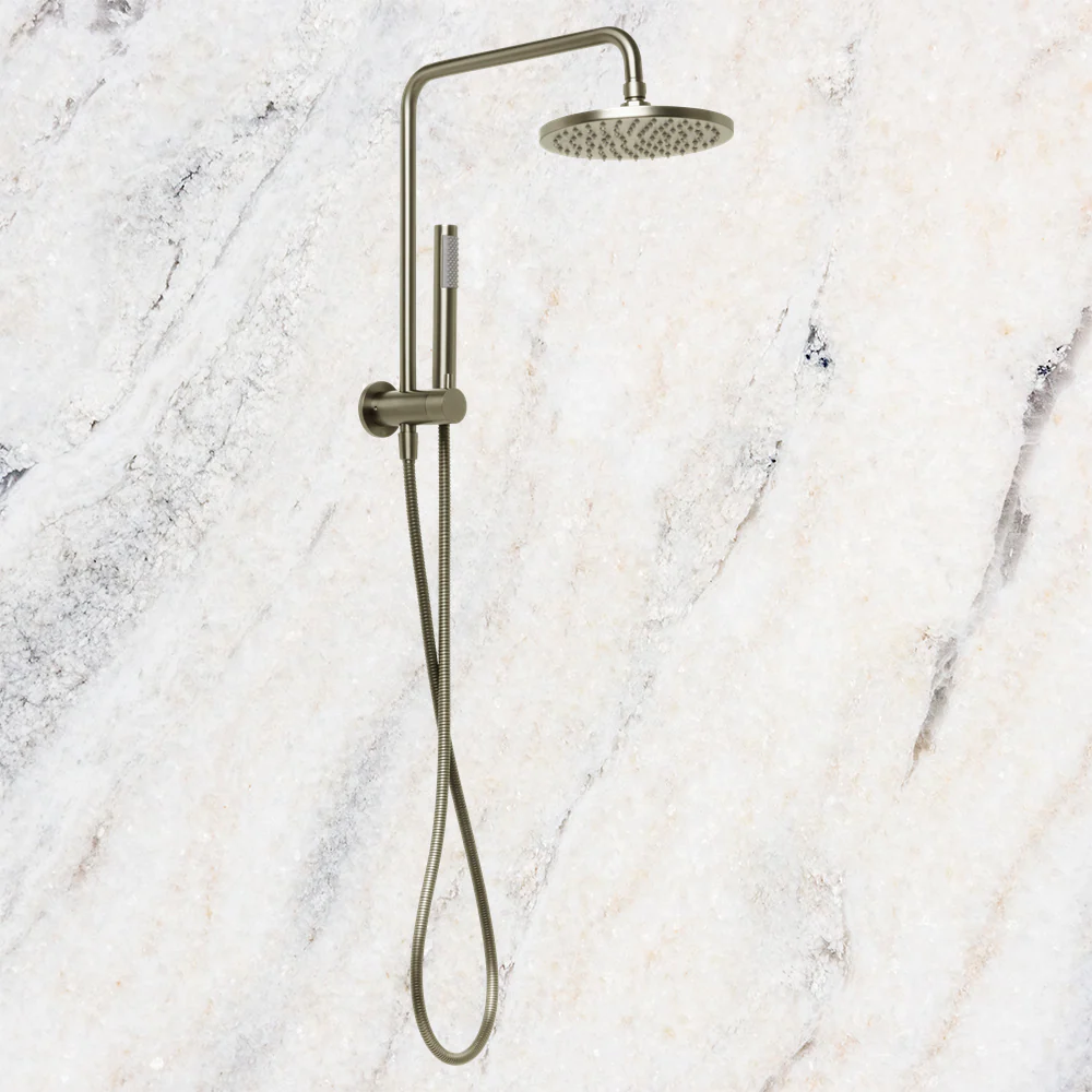 Johnson Suisse Venezia Short Twin Shower Brushed Nickel - Image 2