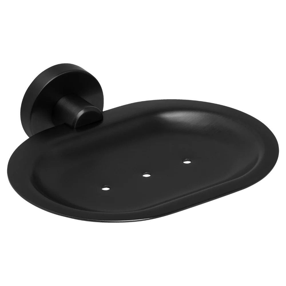 Johnson Suisse Venezia Soap Dish Matte Black - Image 3