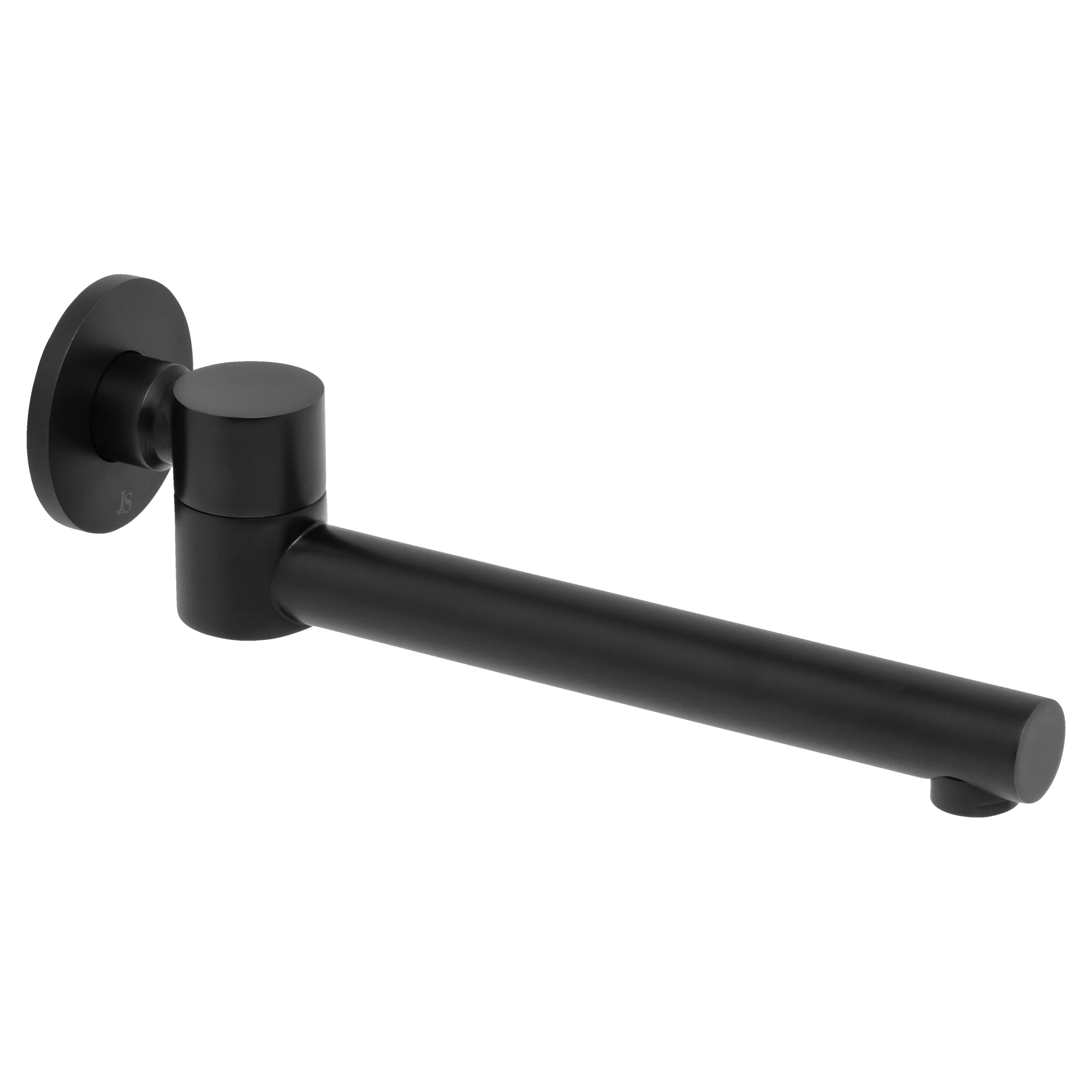 Johnson Suisse Venezia Swivel Bath Spout Matte Black