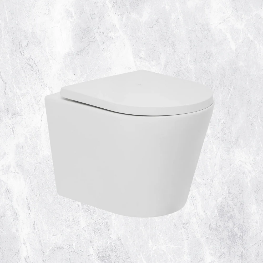 Johnson Suisse Venezia Wall Hung Rimless Pan With Seat - Image 2
