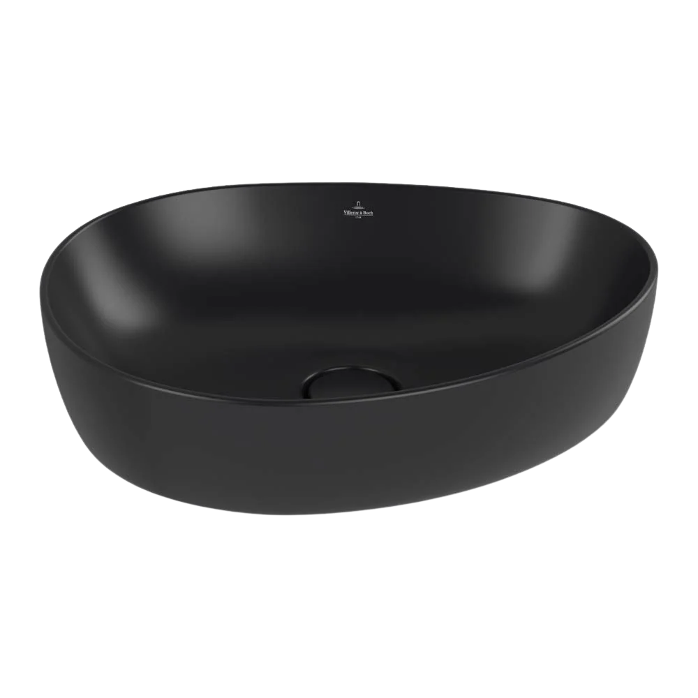 Villeroy & Boch Antao 510mm Vessel Basin Pure Black - Image 3
