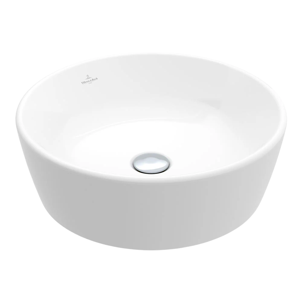 Villeroy & Boch Architectura 2.0 450mm Round Vessel Basin with Overflow Alpine White
