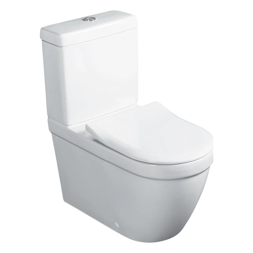 Villeroy & Boch Architectura 2.0 DirectFlush BTW Toilet Suite with Slim Seat CeramicPlus Alpine White - Image 3