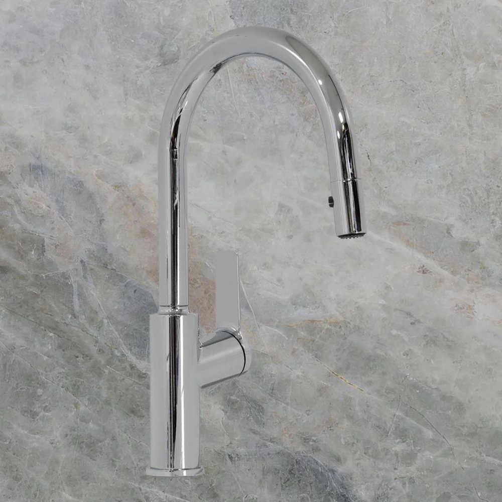 Villeroy & Boch Architectura Kitchen Mixer Pull Out Spray Chrome Lead Free - Image 2