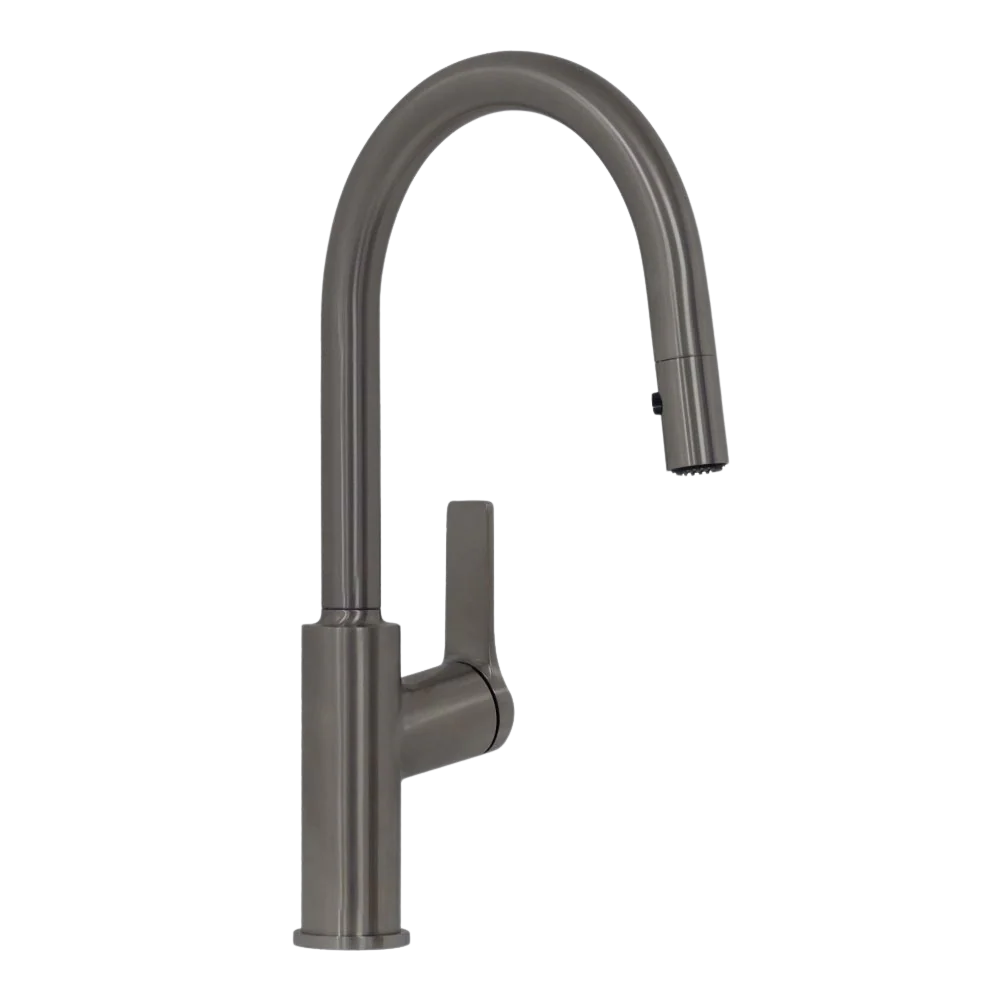 Villeroy & Boch Architectura Kitchen Mixer Pull Out Spray Gunmetal Lead Free