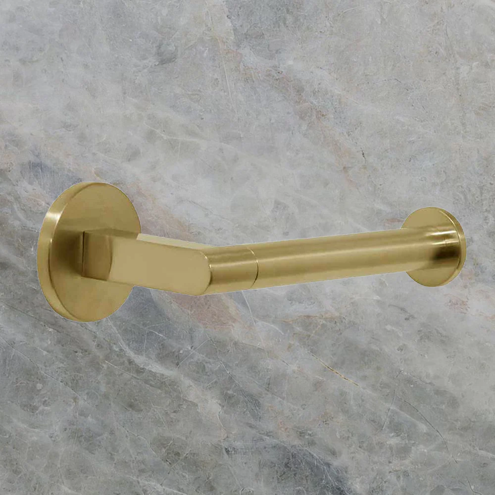 Villeroy & Boch Architectura Right Hand Facing Toilet Roll Holder Brushed Gold - Image 2