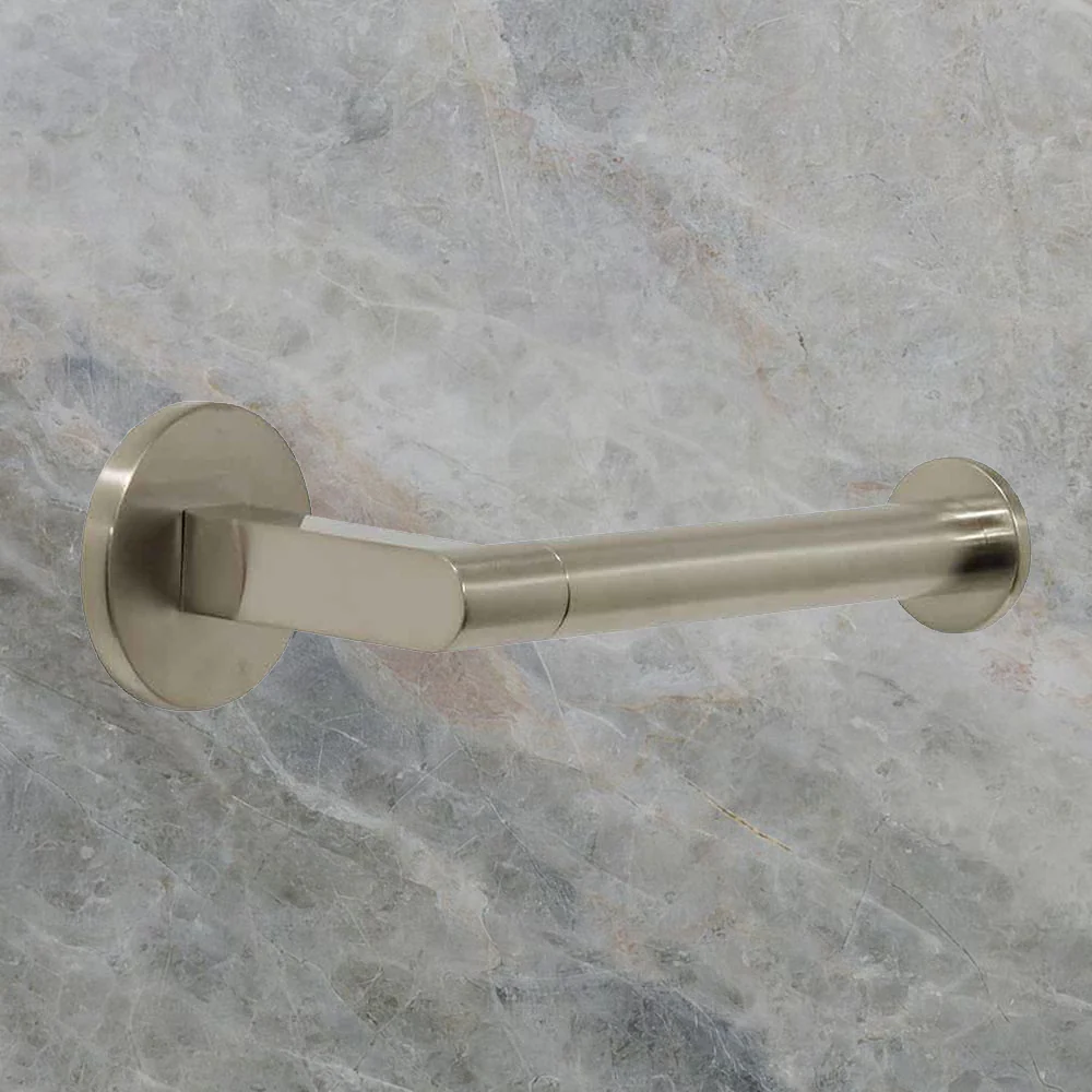 Villeroy & Boch Architectura Right Hand Facing Toilet Roll Holder Brushed Nickel - Image 2