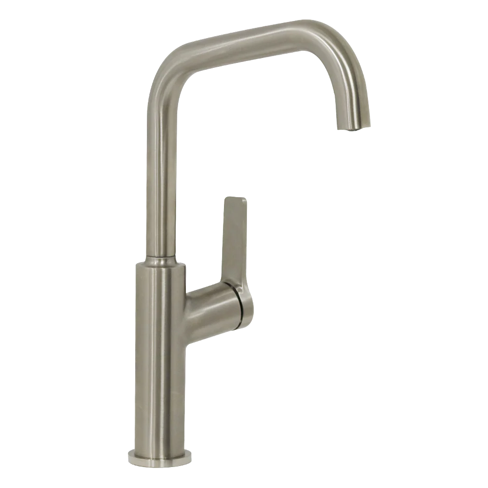 Villeroy & Boch Architectura Square Kitchen Mixer Brushed Nickel - Image 3