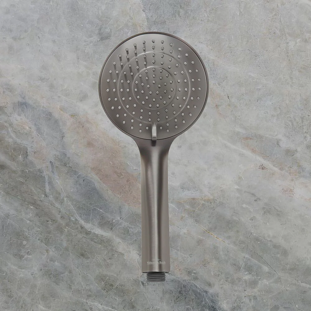 Villeroy & Boch Architectura Style Trio 110mm Shower Handpiece Gunmetal - Image 2