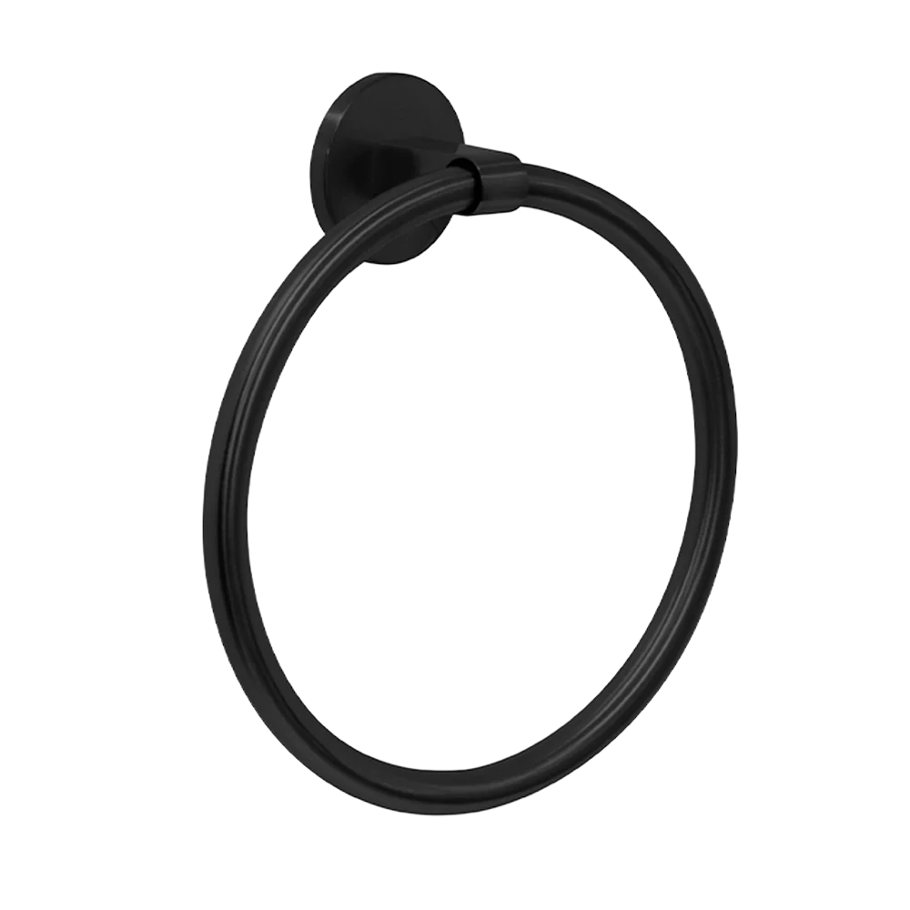 Villeroy & Boch Architectura Towel Ring Matte Black - Image 3