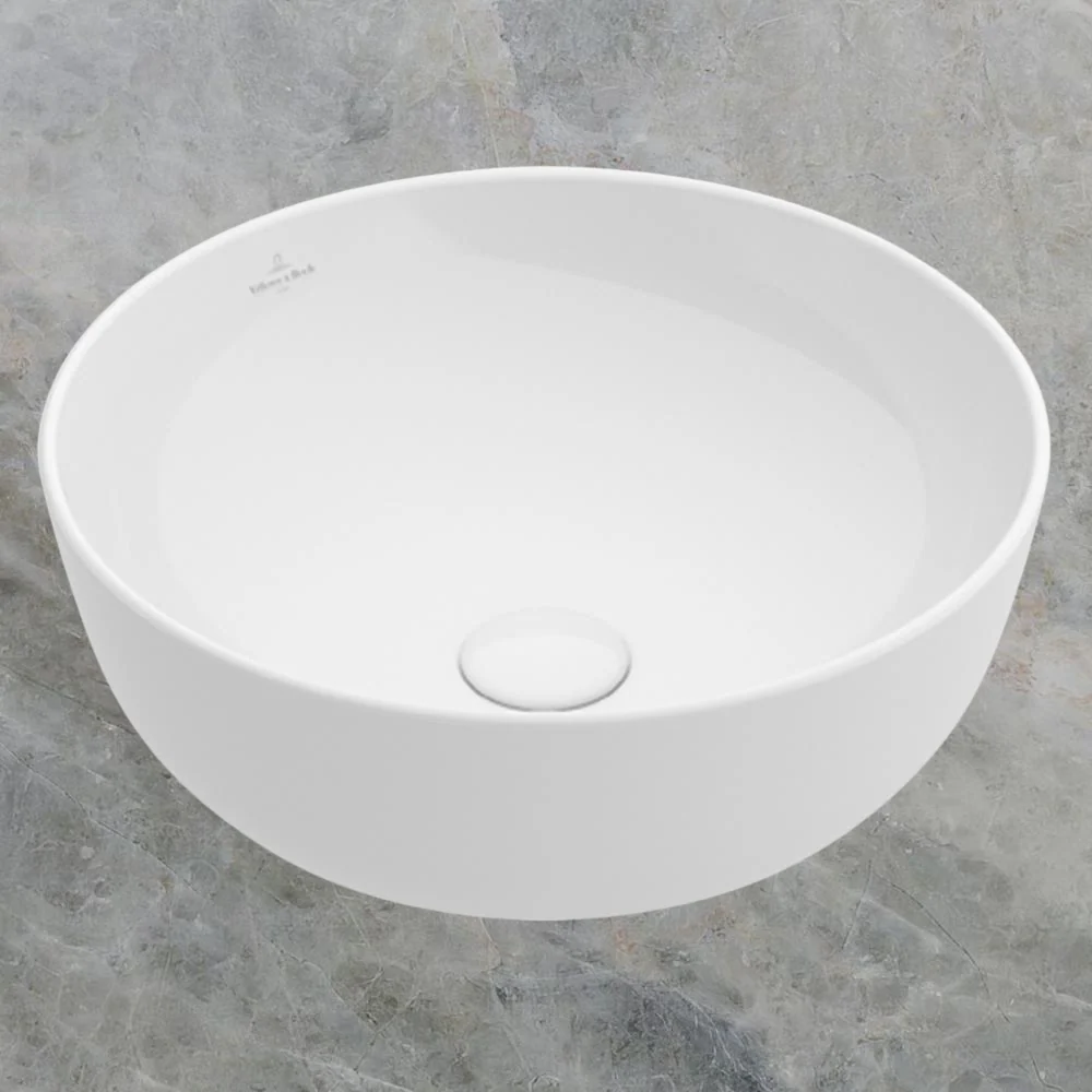 Villeroy & Boch Artis 430mm Round Vessel Basin Alpine White - Image 2