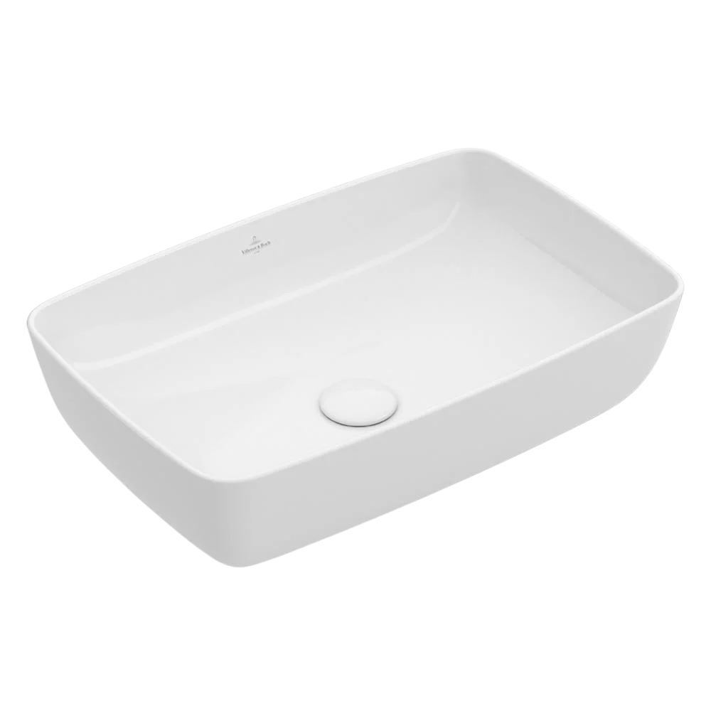 Villeroy & Boch Artis 580mm Rectangular Vessel Basin Alpine White - Image 3