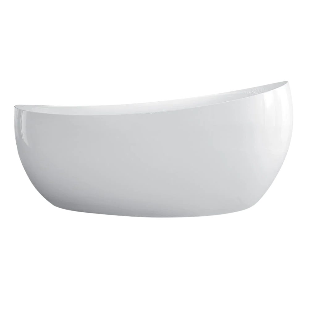 Villeroy & Boch Aveo 1900mm Oval Freestanding Bath with White Overflow Waste - Image 3