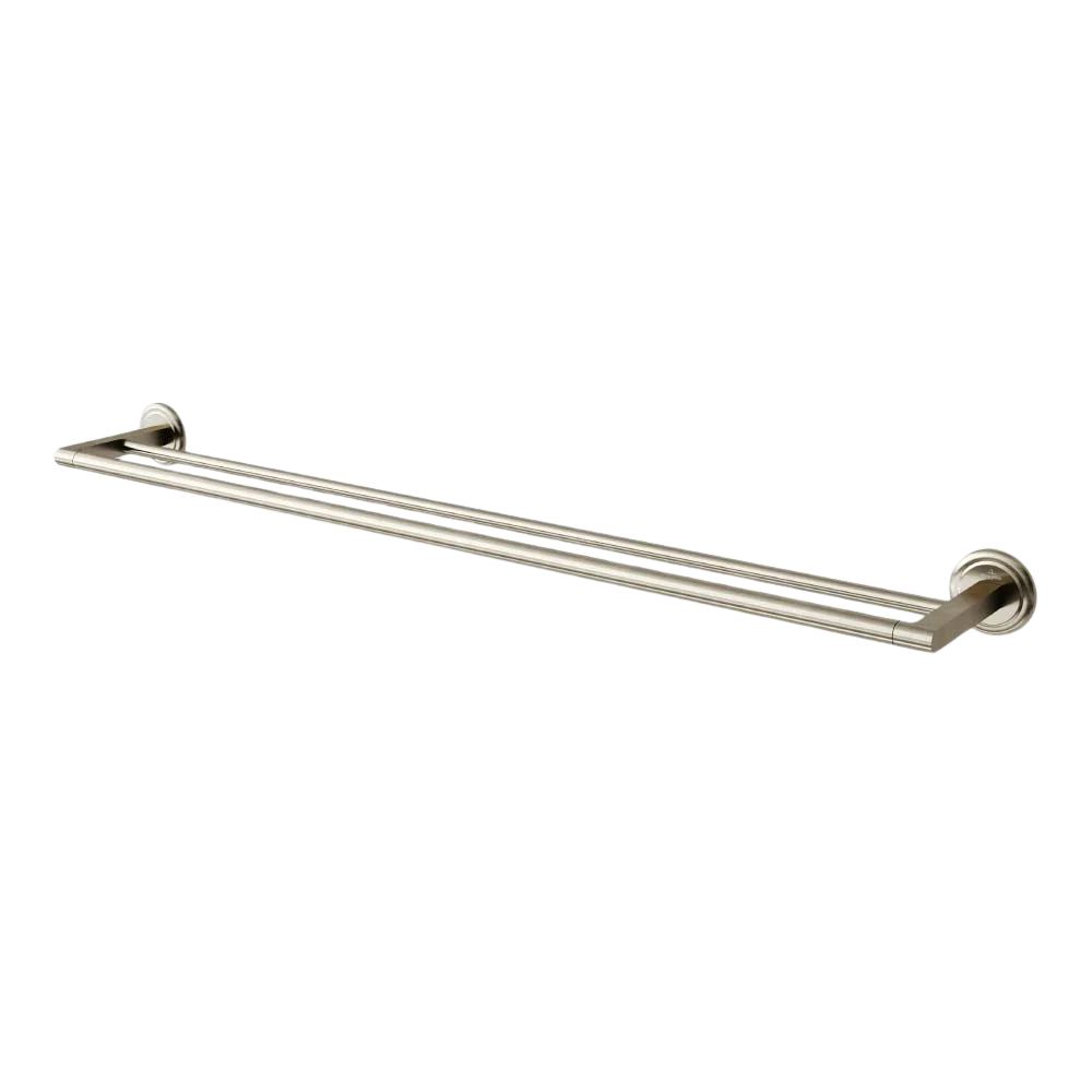 Villeroy & Boch Avia 2.0 800mm Double Towel Rail Brushed Nickel