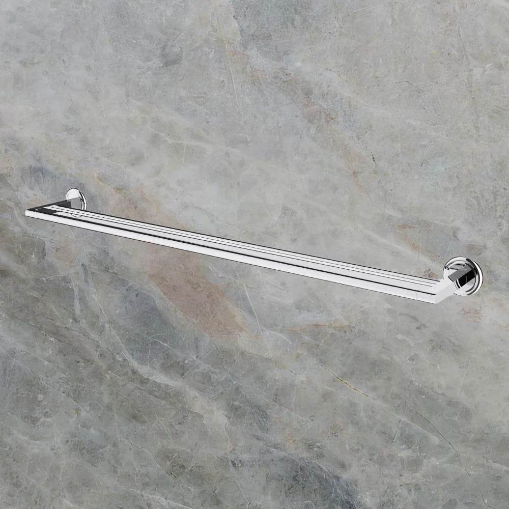 Villeroy & Boch Avia 2.0 800mm Double Towel Rail Chrome - Image 2