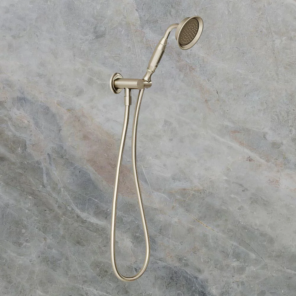 Villeroy & Boch Avia 2.0 Adjustable Hook & Union Shower Set Brushed Nickel - Image 2
