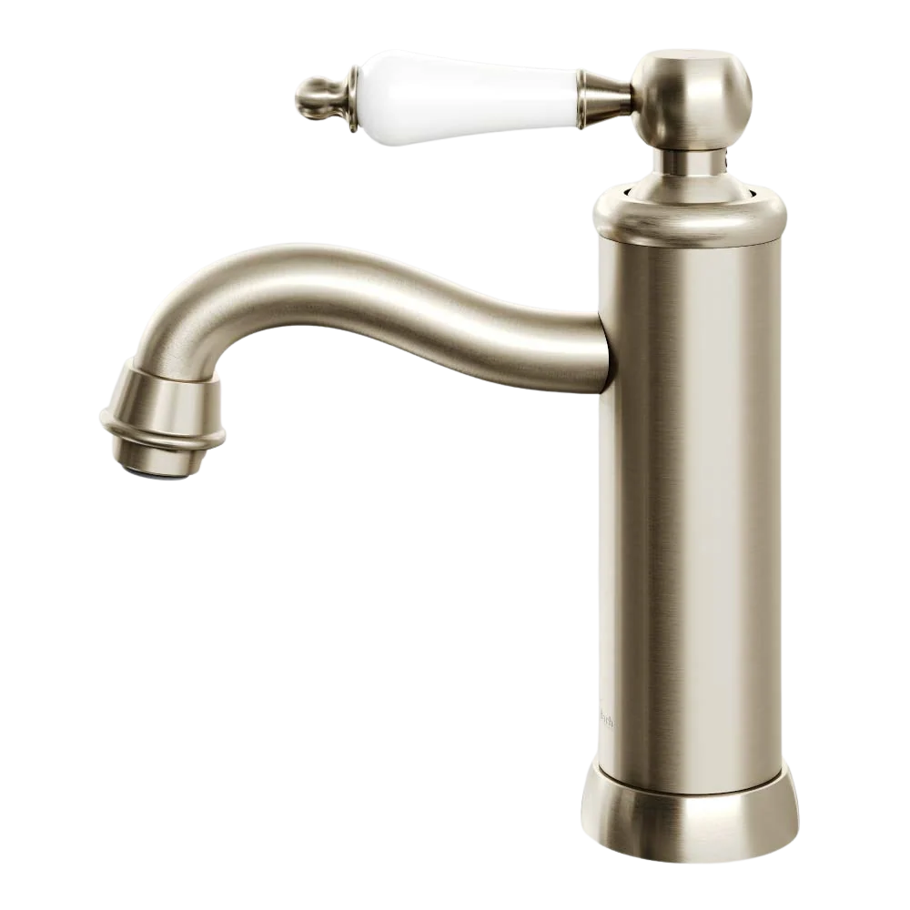 Villeroy & Boch Avia 2.0 Basin Mixer Ceramic Lever Brushed Nickel Lead Free