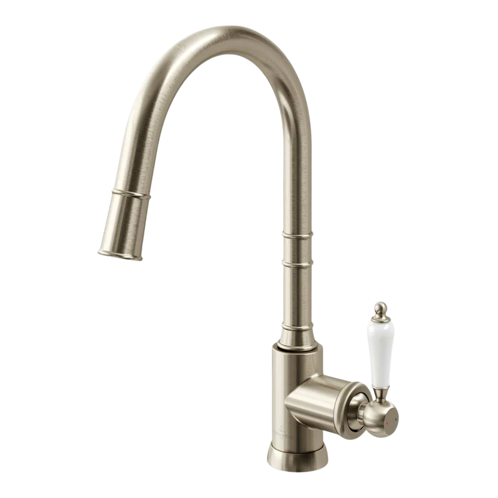 Villeroy & Boch Avia 2.0 Kitchen Mixer Pull Out Spray Ceramic Lever Brushed Nickel Lead Free - Image 3