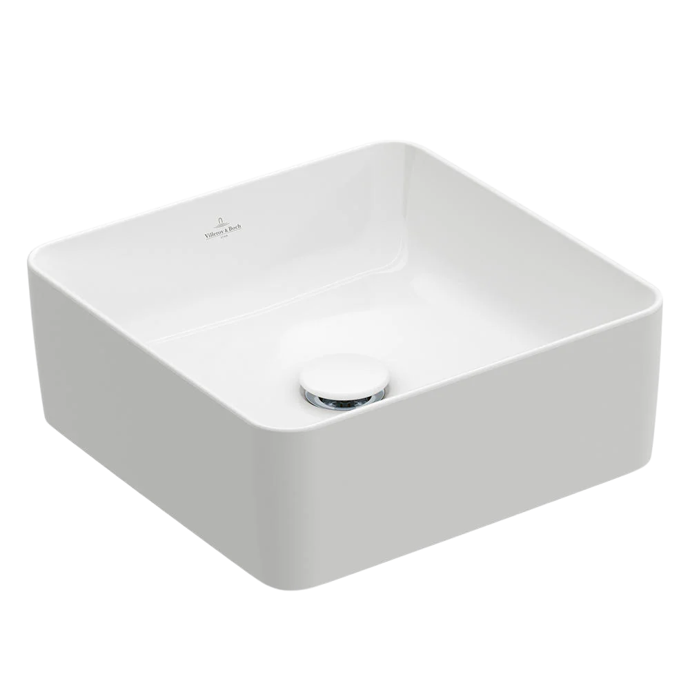 Villeroy & Boch Collaro Square Vessel Basin Alpine White