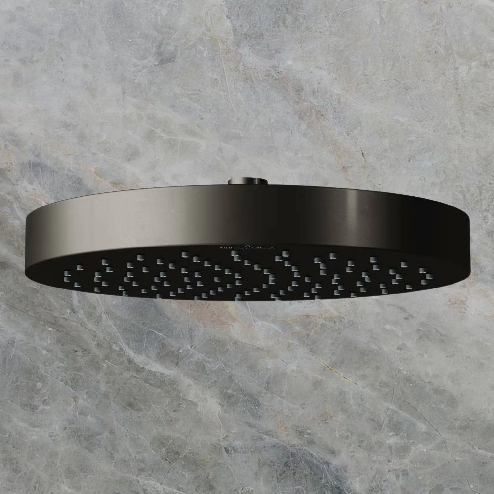 Villeroy & Boch Embrace Elite 250mm Overhead Shower Matte Black - Image 2