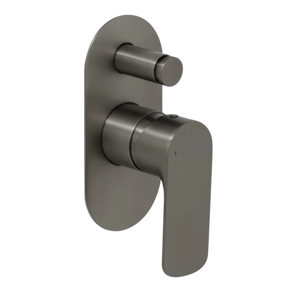 Villeroy & Boch O.Novo Diverter Mixer Gunmetal - Image 3