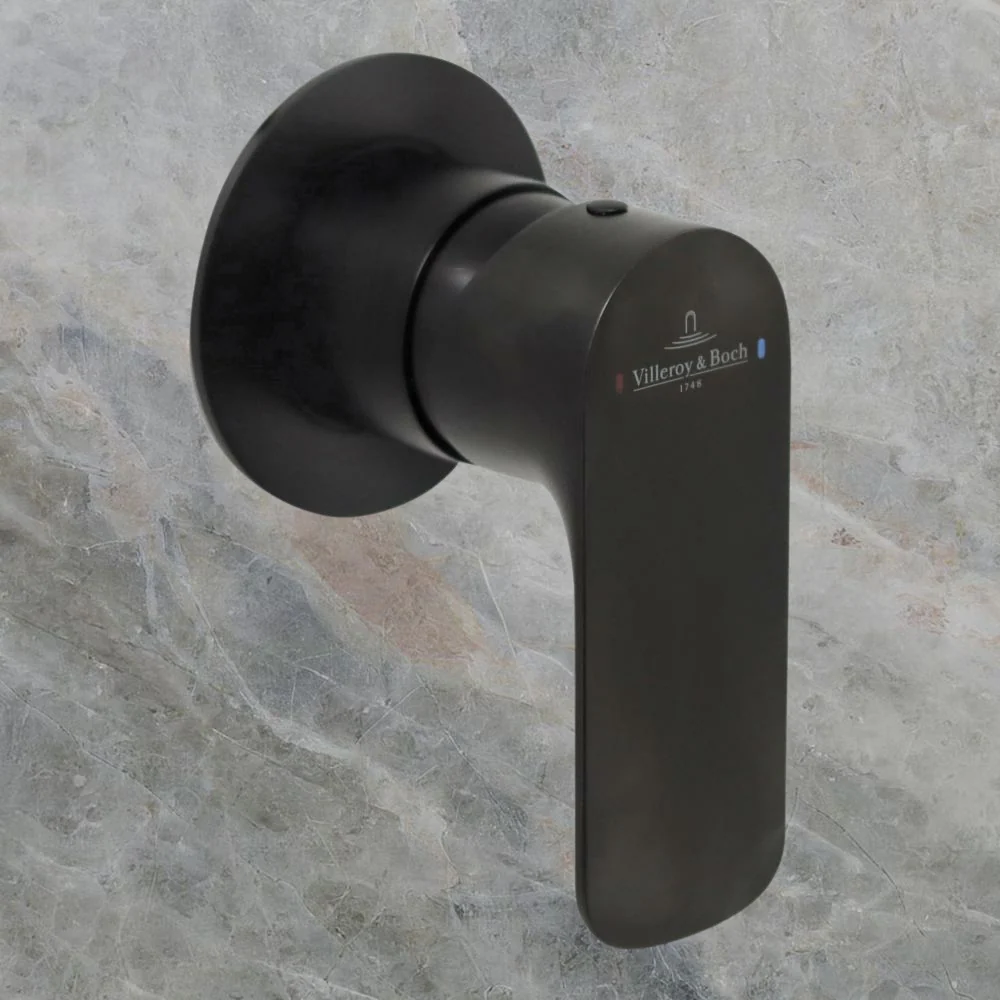 Villeroy & Boch O.Novo Shower Mixer Matte Black - Image 2