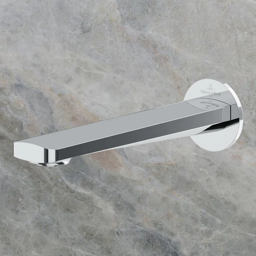 Villeroy & Boch O.Novo Style Bath Spout Chrome Lead Free - Image 2