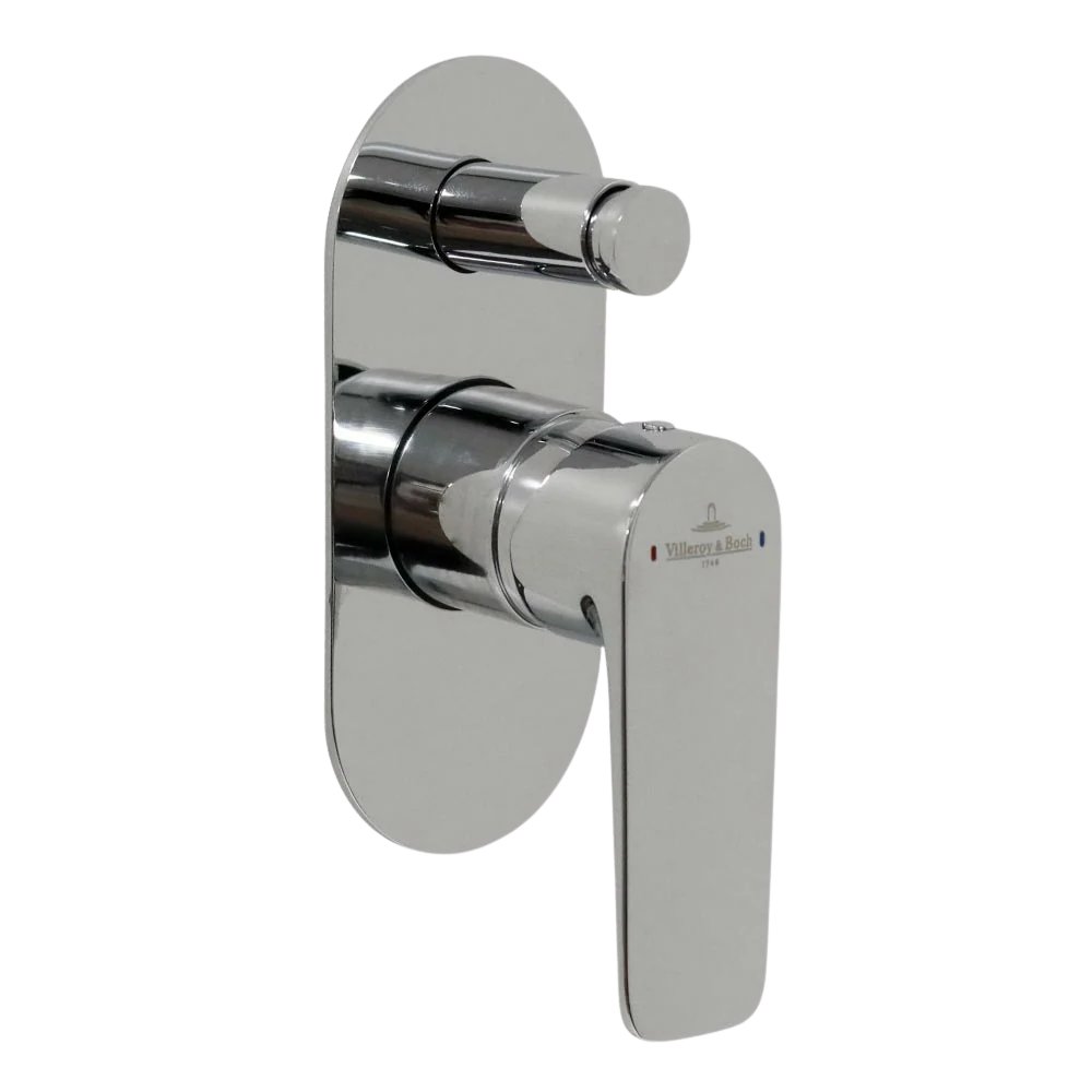 Villeroy & Boch O.Novo Style Diverter Mixer Chrome - Image 3