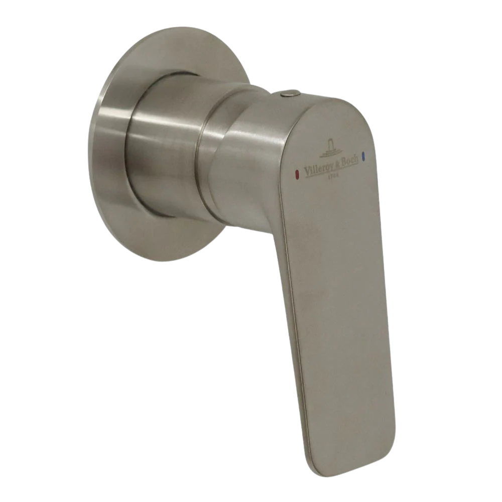 Villeroy & Boch O.Novo Style Shower Mixer Brushed Nickel - Image 3