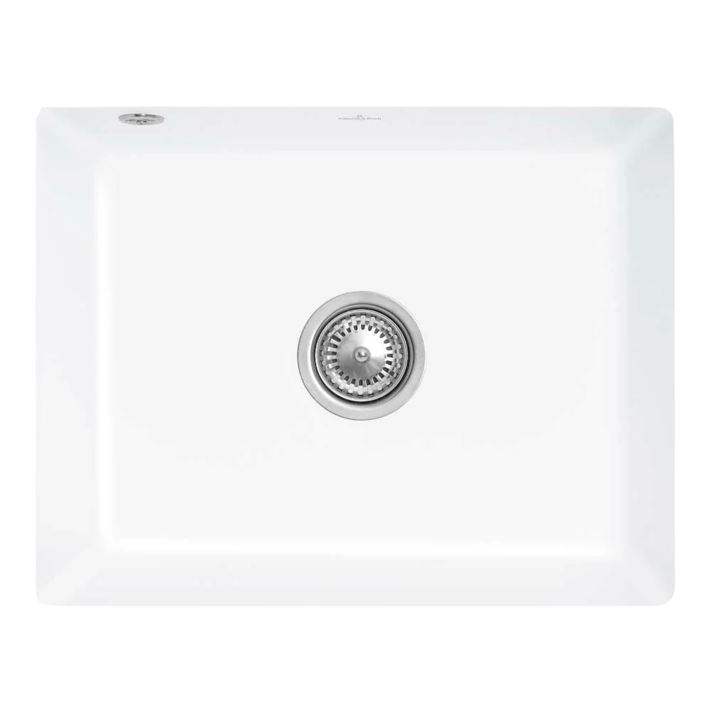 Villeroy & Boch Subway 60 545mm Rectangular Under Counter Sink with Overflow Alpine White
