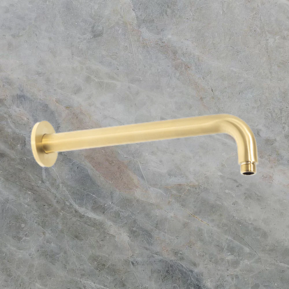 Villeroy & Boch Universal Shower Arm 300mm Brushed Gold - Image 2