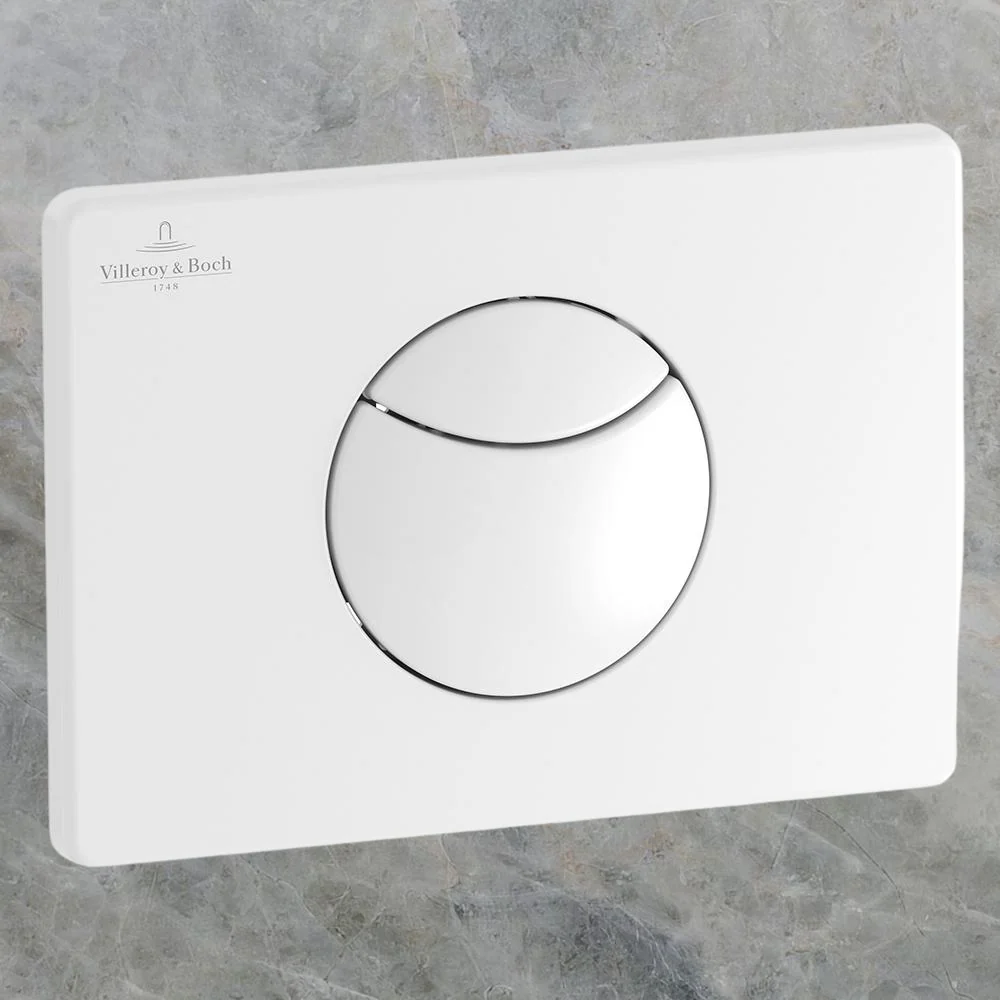 Villeroy & Boch ViConnect E100 Flush Plate White - Image 2