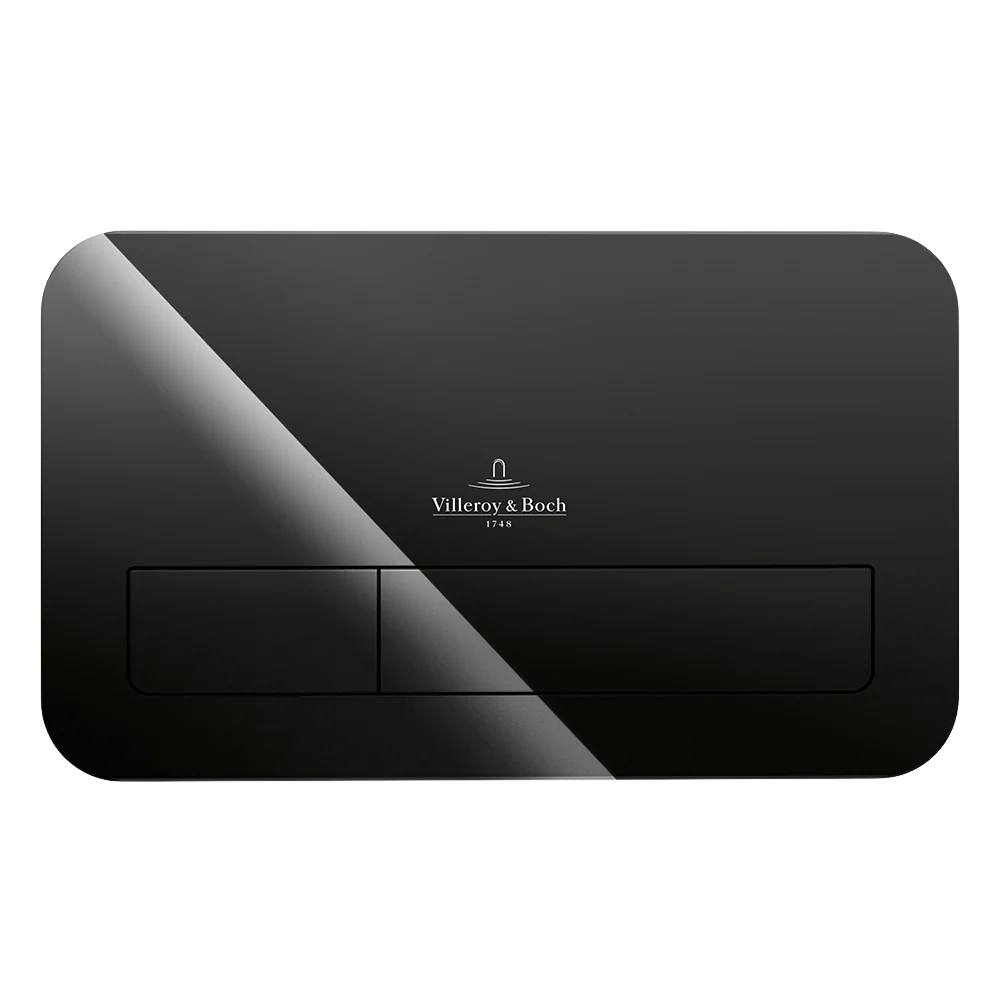 Villeroy & Boch ViConnect M200 Flush Plate Gloss Black - Image 3