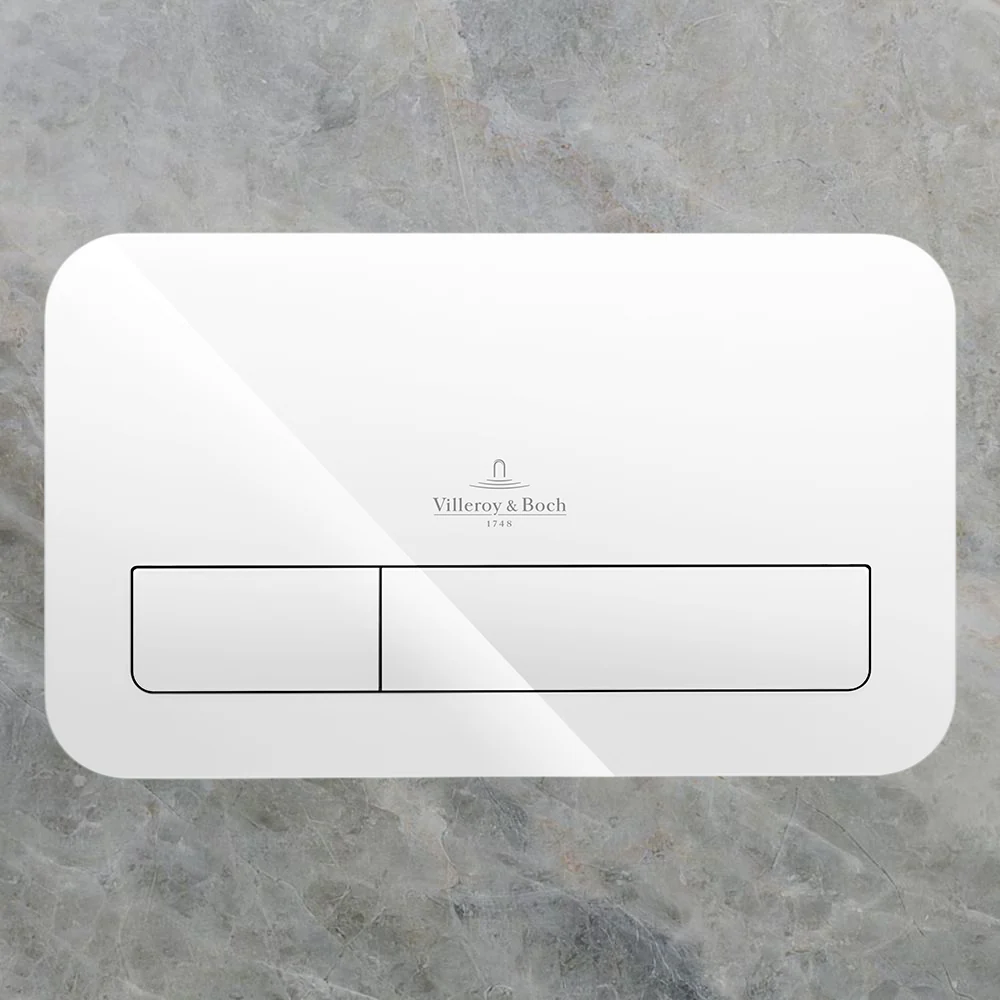 Villeroy & Boch ViConnect M200 Flush Plate Gloss White - Image 2