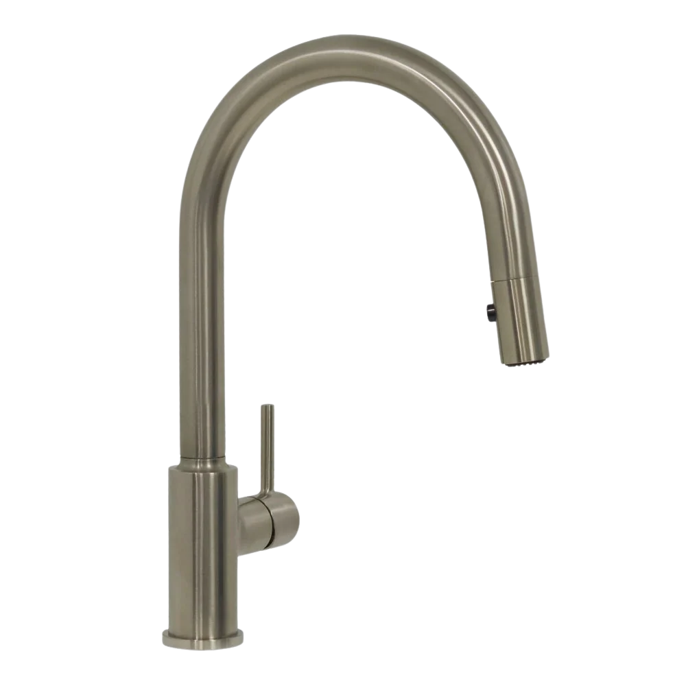 Villeroy & Boch Vita Kitchen Mixer Pull Out Spray Brushed Nickel Lead Free - Image 3
