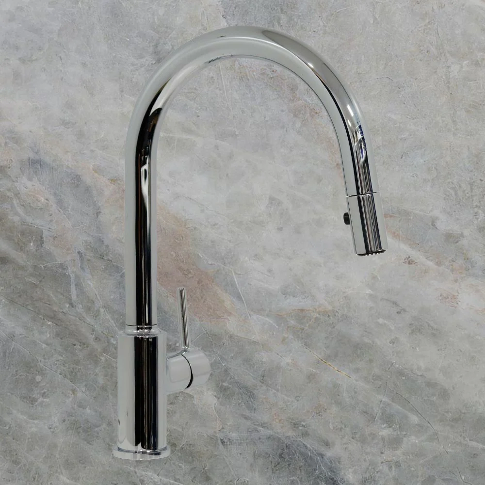 Villeroy & Boch Vita Kitchen Mixer Pull Out Spray Chrome Lead Free - Image 2
