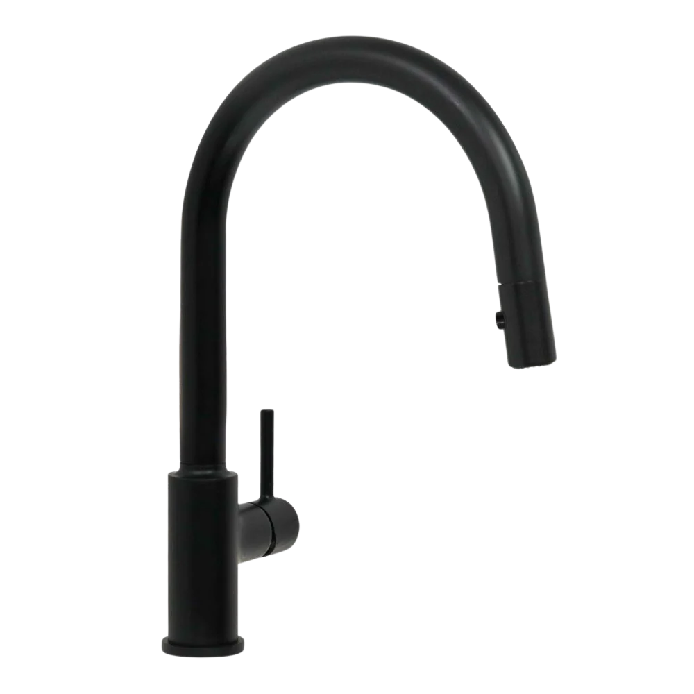 Villeroy & Boch Vita Kitchen Mixer Pull Out Spray Matte Black Lead Free - Image 3