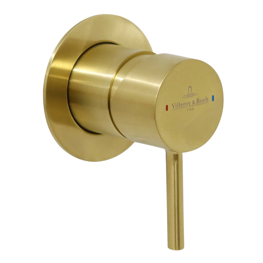 Villeroy & Boch Vita Shower Mixer Brushed Gold Lead Free - Image 3