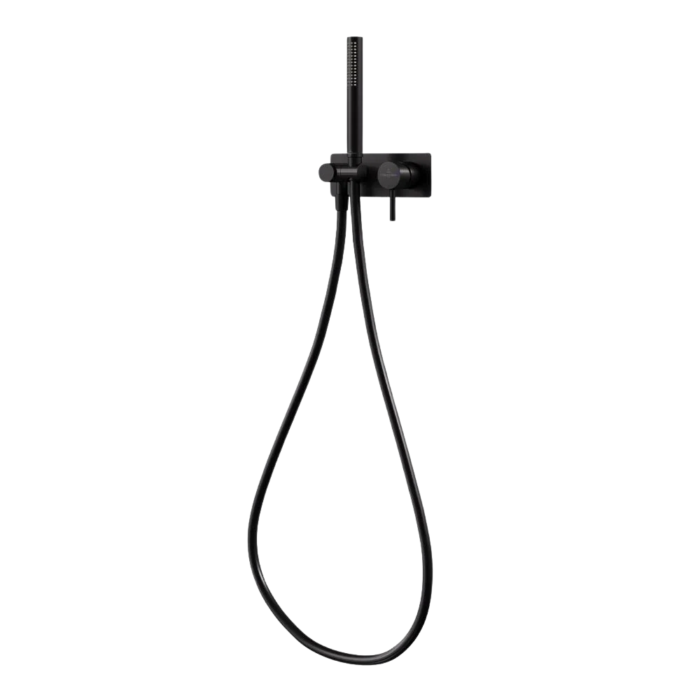 Villeroy & Boch Vita Wall Mounted Bath Shower Set Matte Black - Image 3