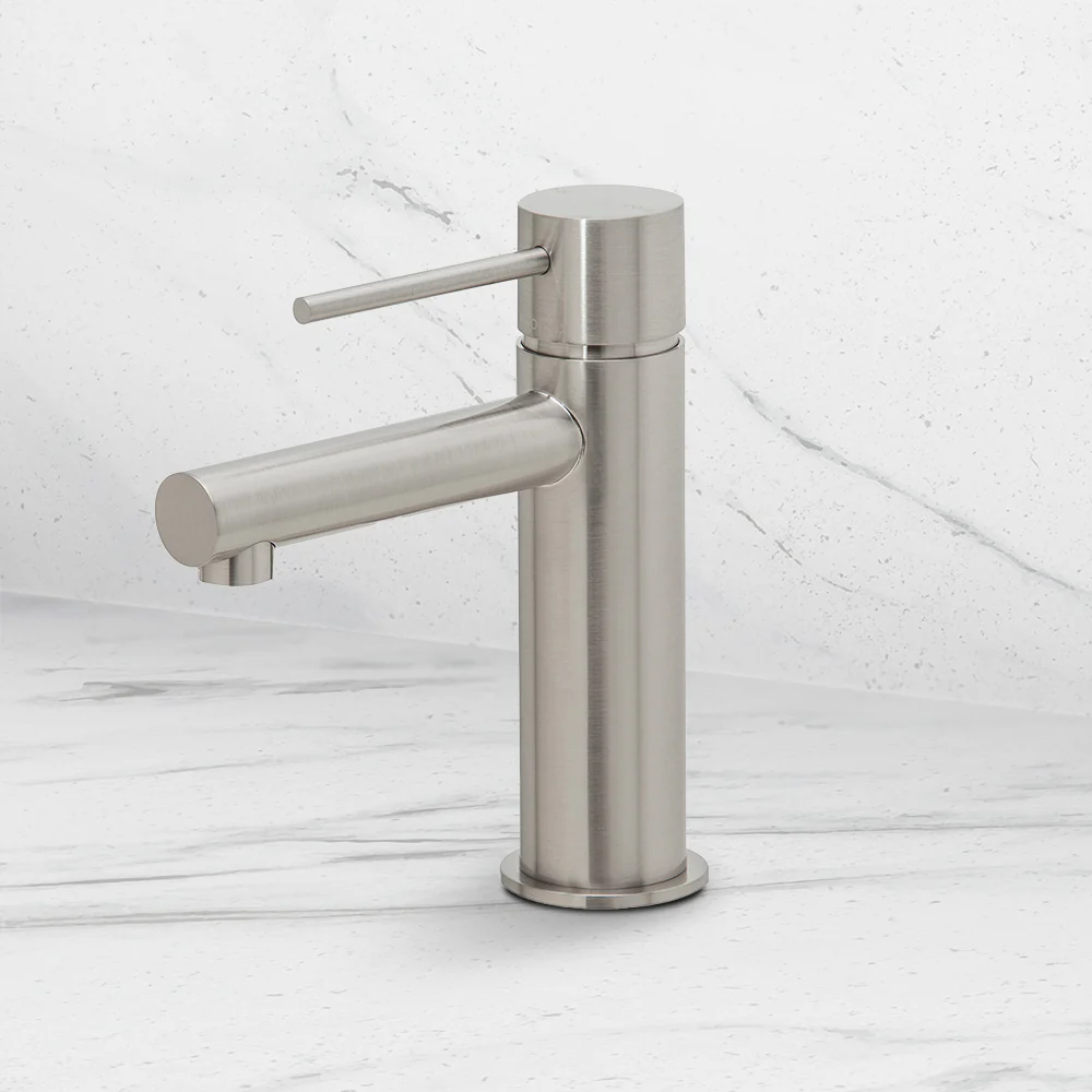 Phoenix Vivid Slimline Basin Mixer Lead Free Brushed Nickel - Image 2