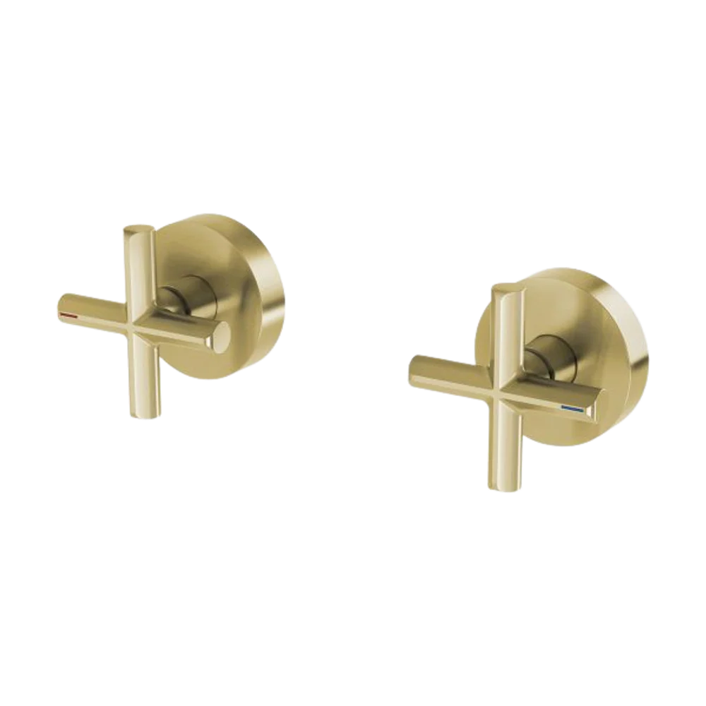 Phoenix Vivid Slimline Plus Wall Top Assemblies Brushed Gold - Image 3