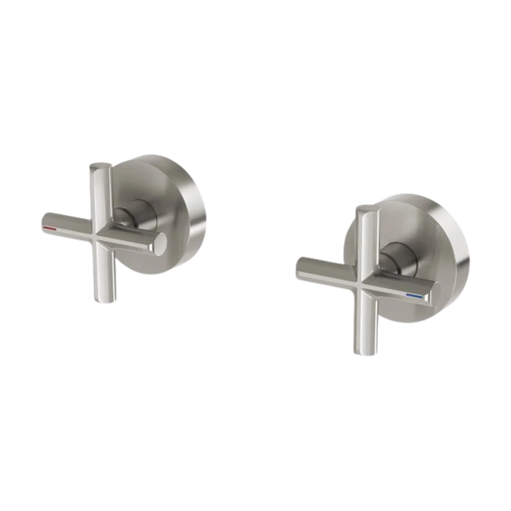 Phoenix Vivid Slimline Plus Wall Top Assemblies Lead Free Brushed Nickel - Image 3