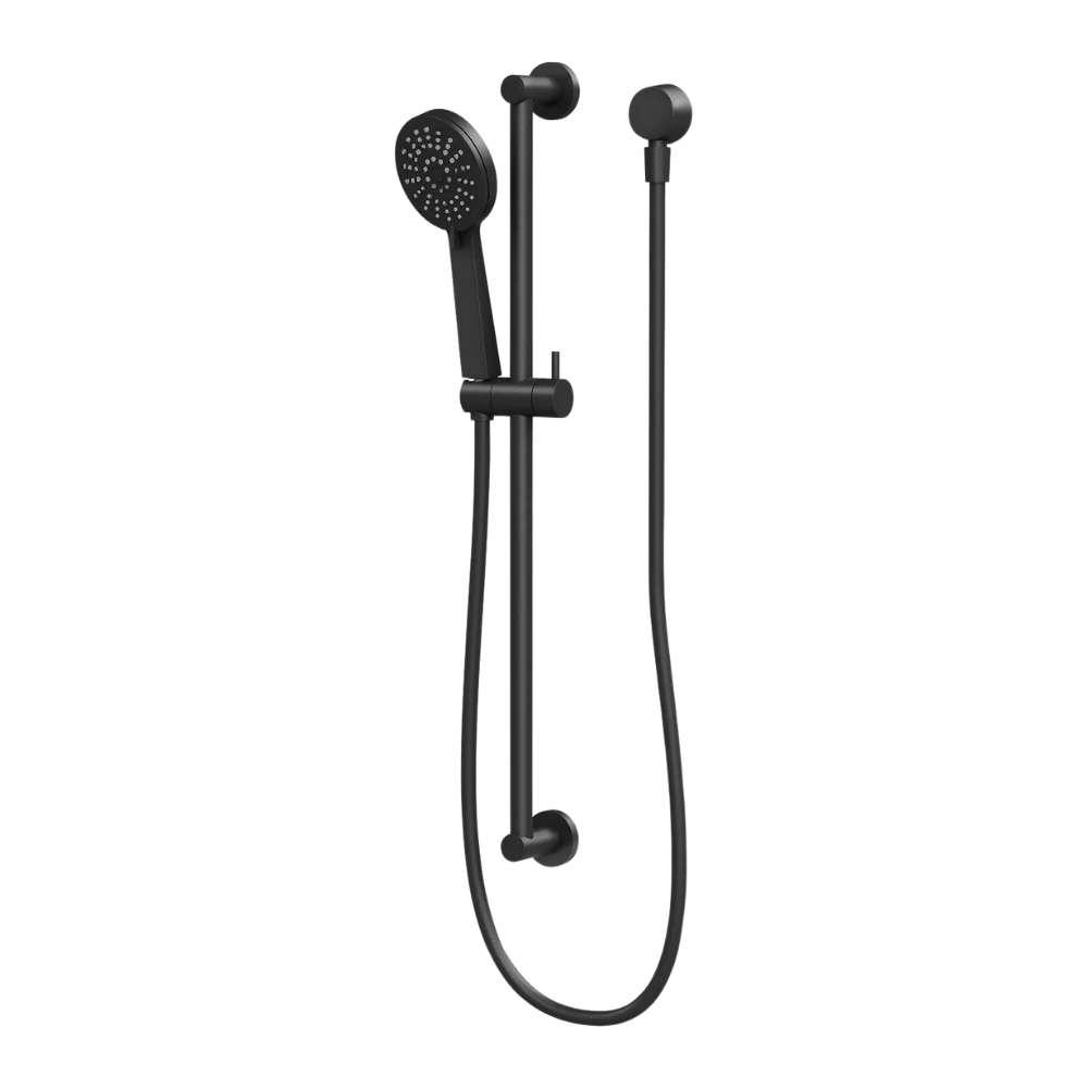 Phoenix Vivid Slimline Rail Shower Matte Black
