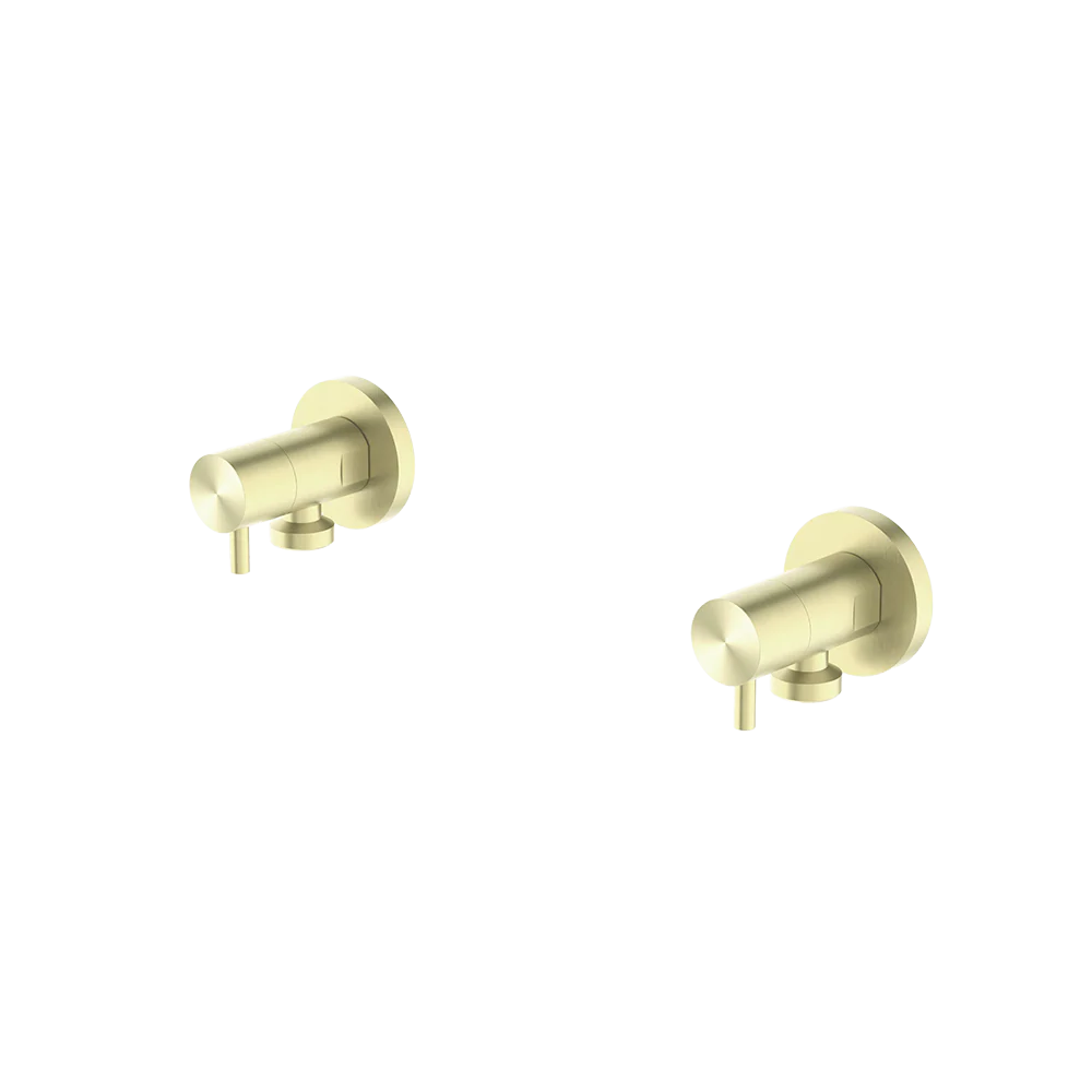 Nero Washing Machine Tap Set Brushed Gold - Image 3