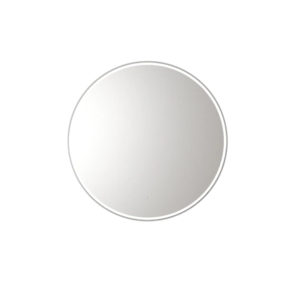 Aulic Windsor Round LED Mirror 700mm Brushed Nickel - Image 3