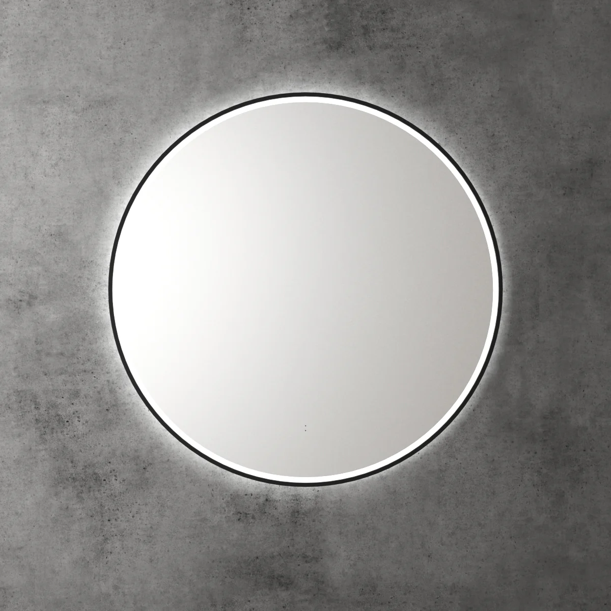 Aulic Windsor Round LED Mirror 900mm Matte Black - Image 3