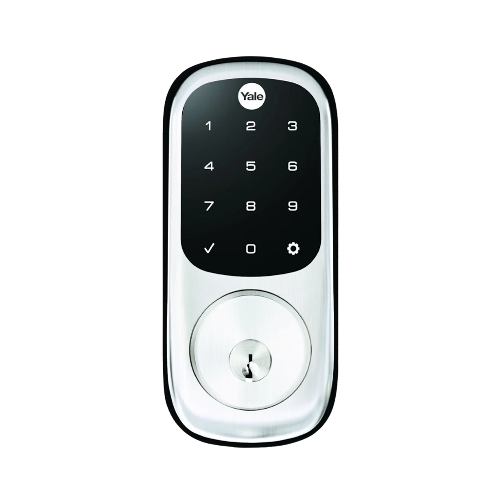 Yale Assure Keyed Electronic Digital Deadbolt Satin Chrome with Home Module - Image 3