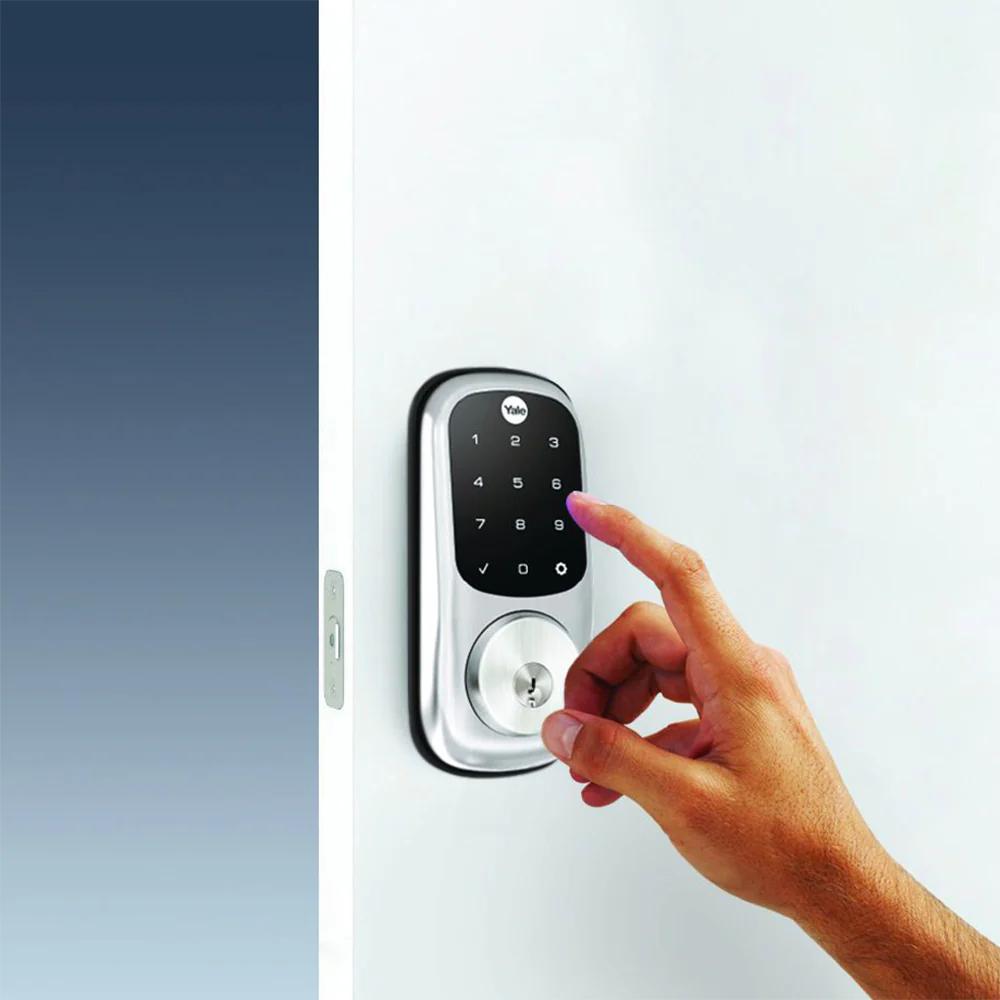 Yale Assure Keyed Electronic Digital Deadbolt Satin Chrome with Home Module - Image 5