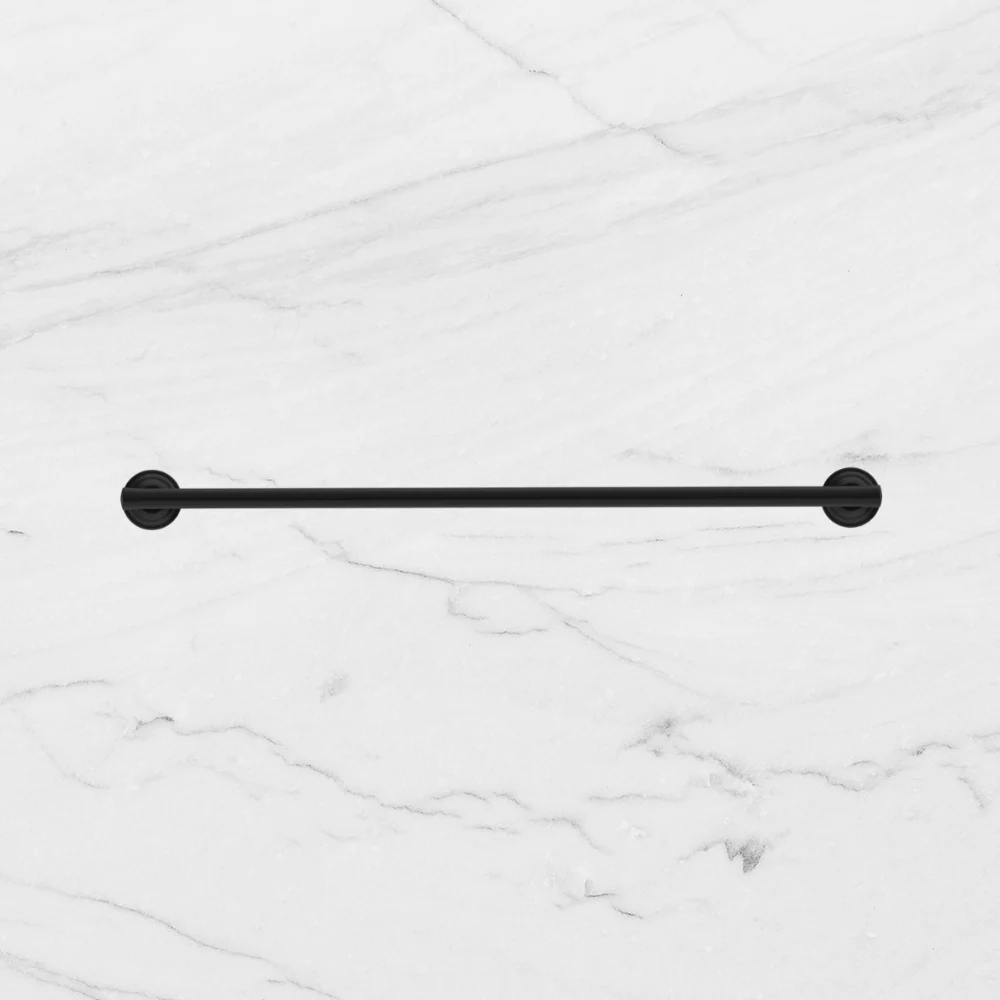 Nero York Double Towel Rail 600mm Matte Black - Image 2